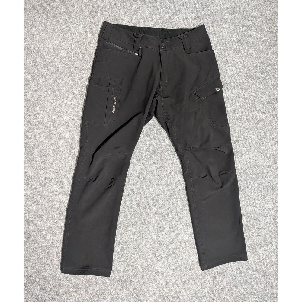 Truewerk T3 Werkpant Mens 32x30 (32x29) Workwear Cargo Black